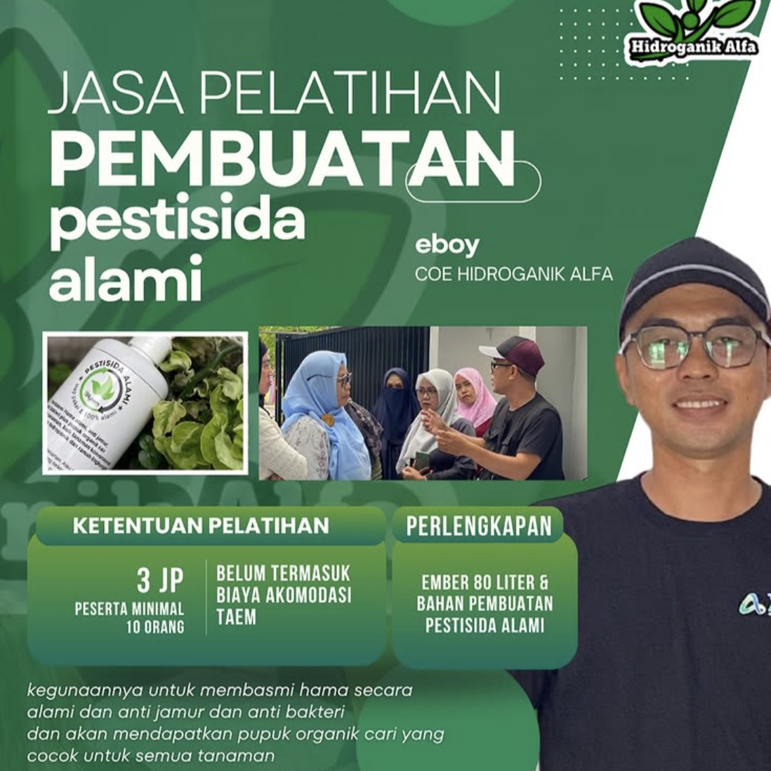 Pelatihan pembuatan pestisida alami 